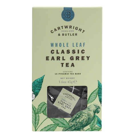 earl grey whole leaf biodegradable tea bags cartwright and butler luxury tea gifts 