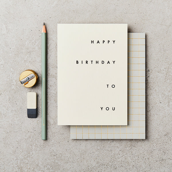 luxury happy birthday greeting card katie leamon fernn gifting co