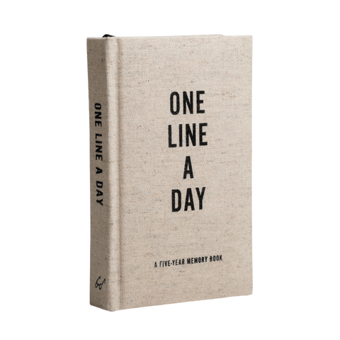 one line a day neutral beige five year memory book journal bullet meditation pregnancy journal
