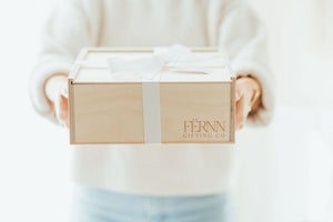 wooden sustainable keepsake gift box